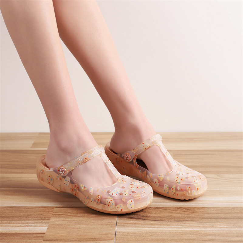 Сабо крокси Gold бежеві фото 1