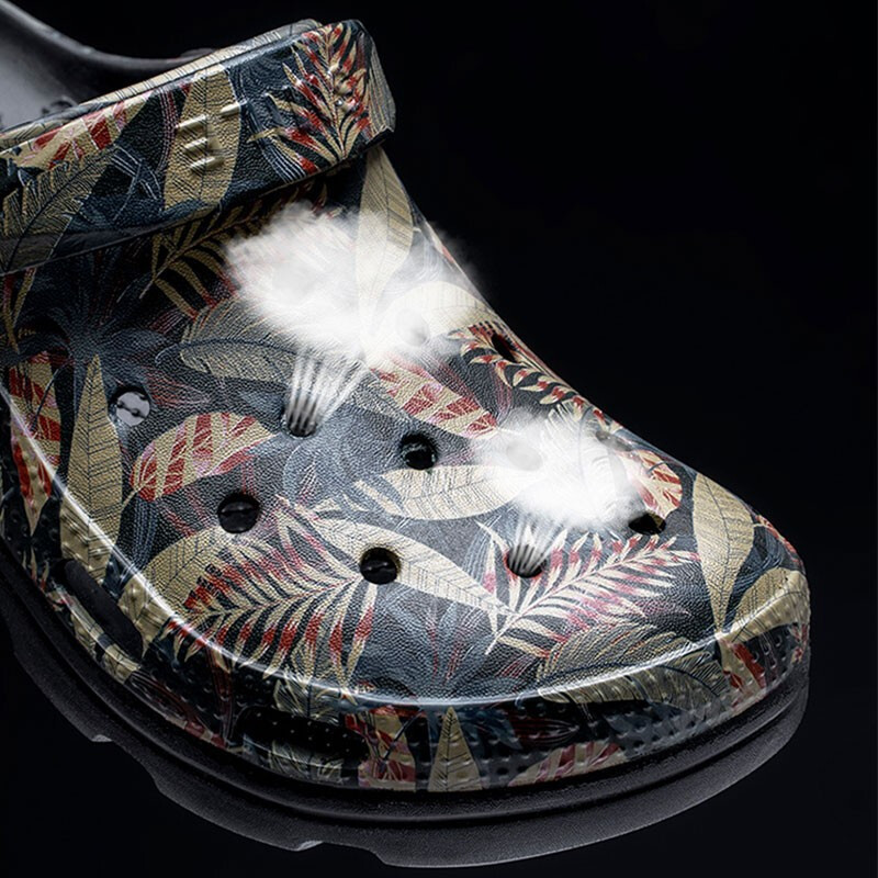 Сабо крокси Джунглі чорні фото 3