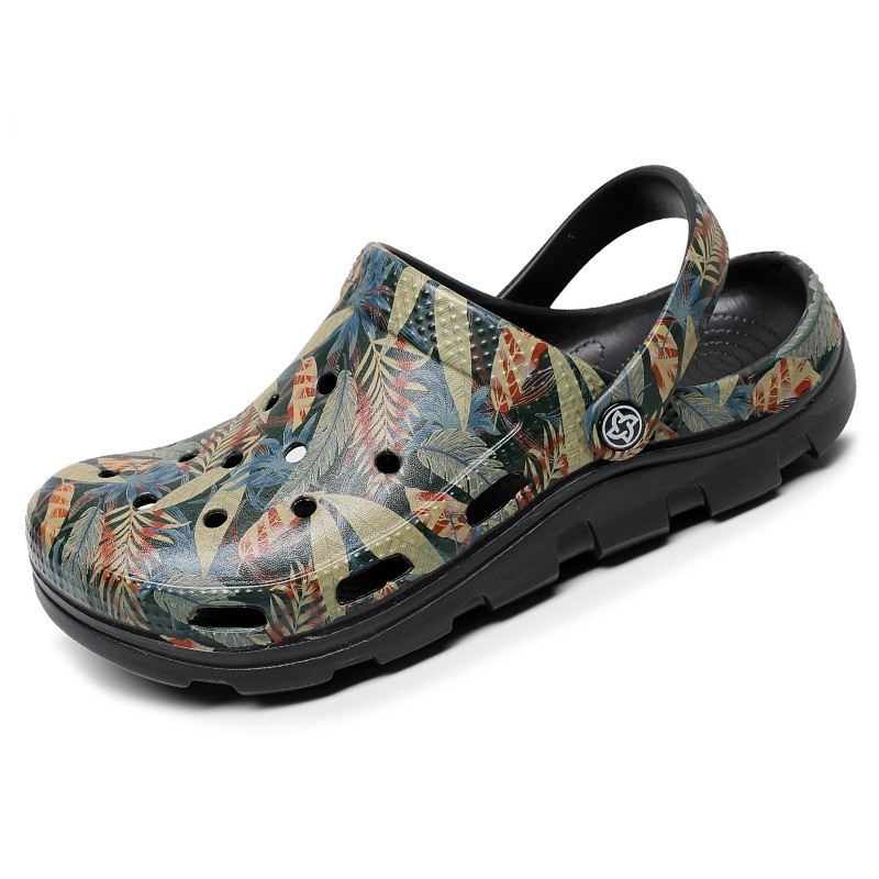 Сабо крокси Джунглі чорні фото 1