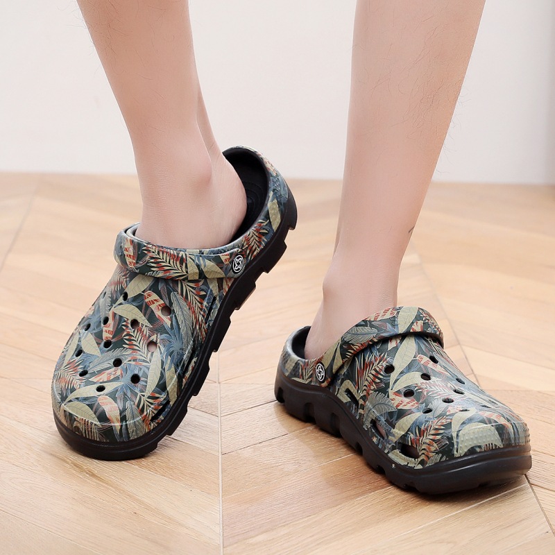 Сабо крокси Джунглі чорні фото 2