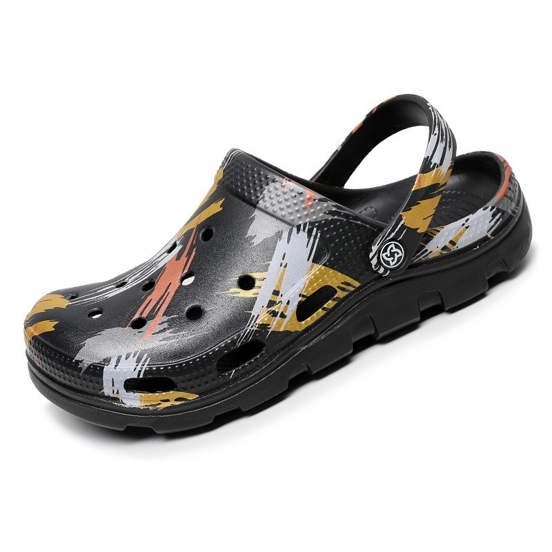 Сабо крокси Арт чорні фото 1