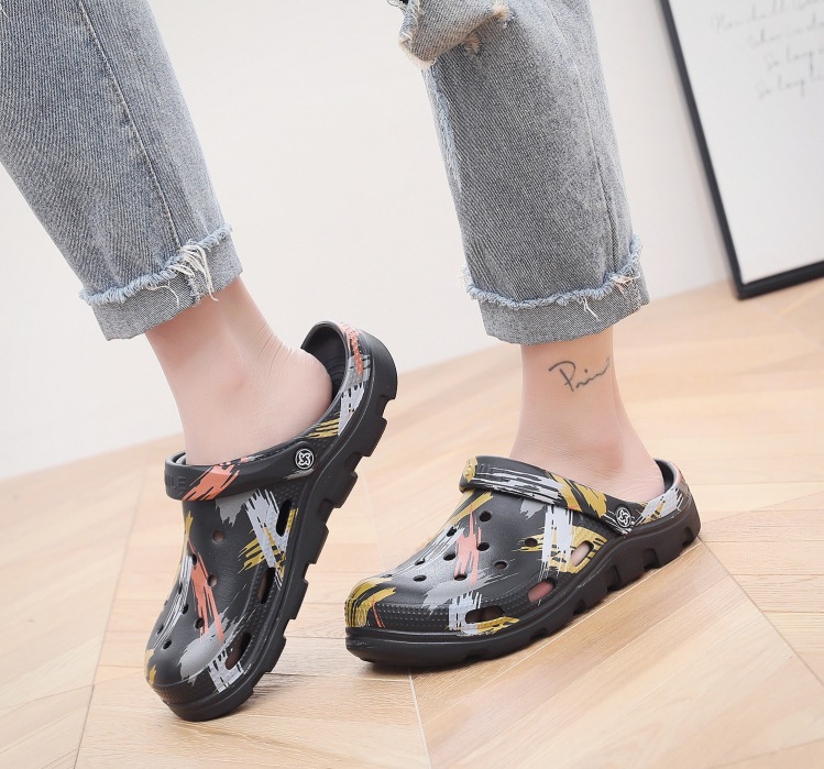 Сабо крокси Арт чорні фото 3