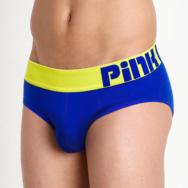 Мужские трусы брифы Pink Hero Atlas синие фото 2