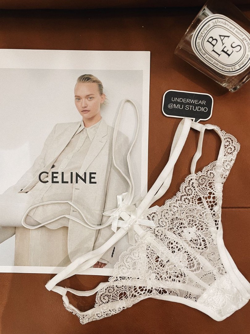 Стрінги Yummy white фото 1