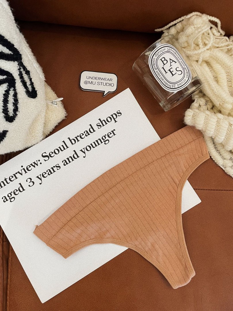 Стрінги flap beige фото 1