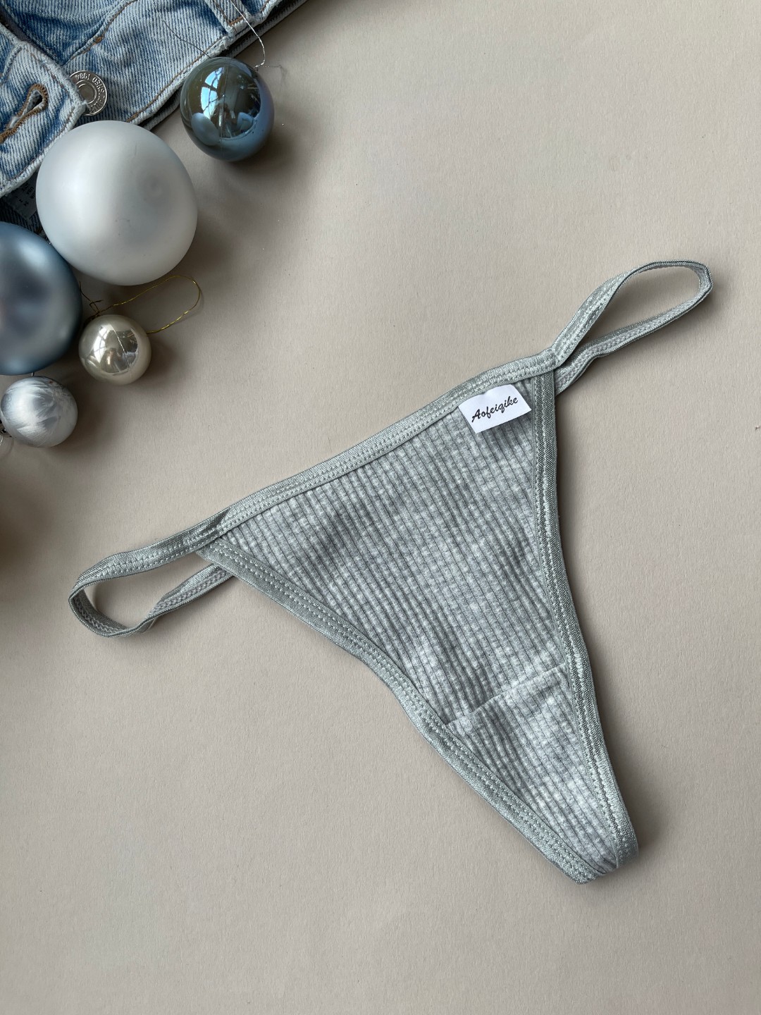 Стринги Arona серый фото 1