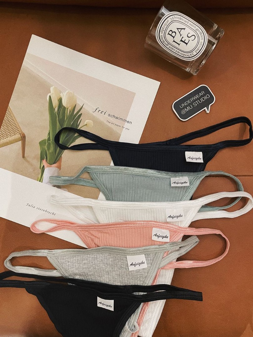 Стринги Arona серый фото 2