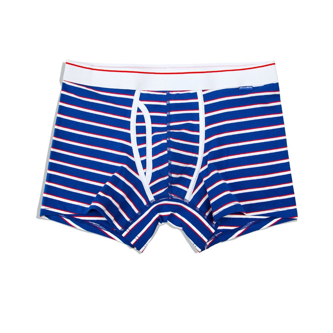 Чоловічі труси боксери Pink Hero Stripe blue фото 1
