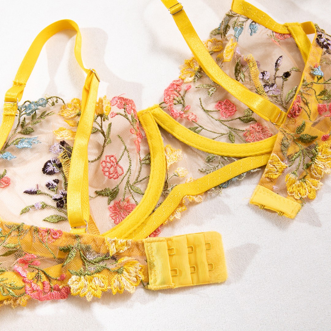 Жіночий комплект  Flower yellow фото 4