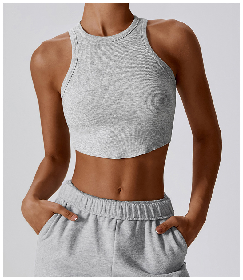 Спортивний топ Cut grey фото 1