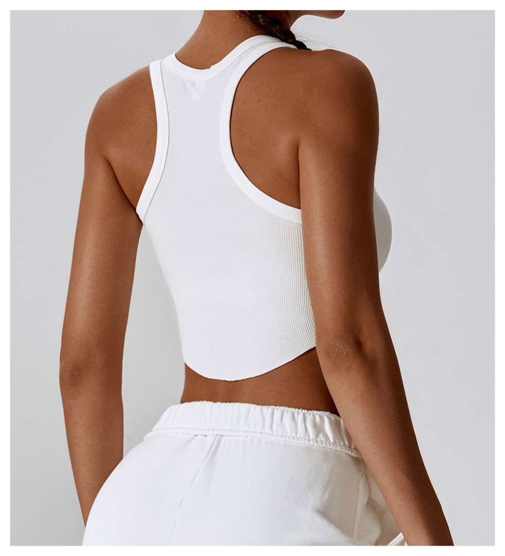 Спортивний топ Cut white фото 5