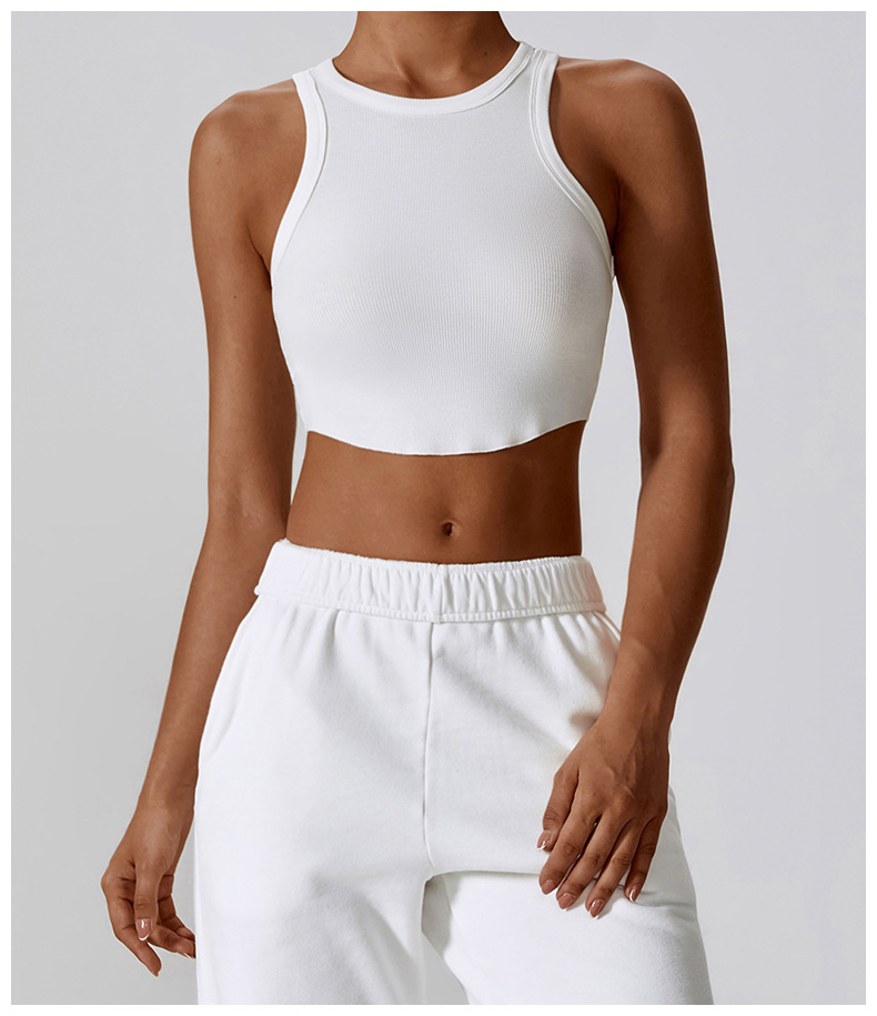 Спортивний топ Cut white фото 4