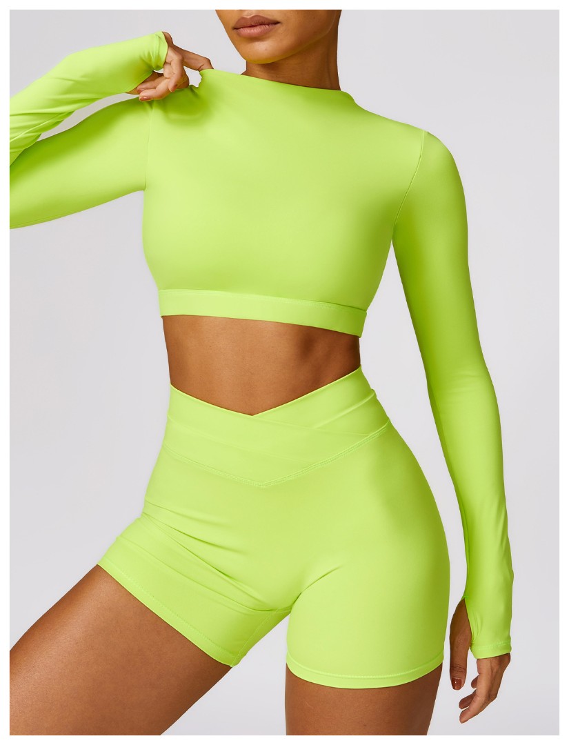 Спортивний топ Clio lime фото 3