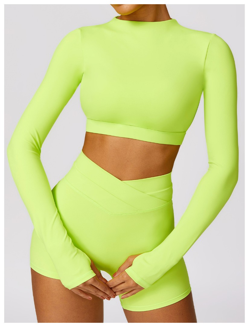 Спортивний топ Clio lime фото 2