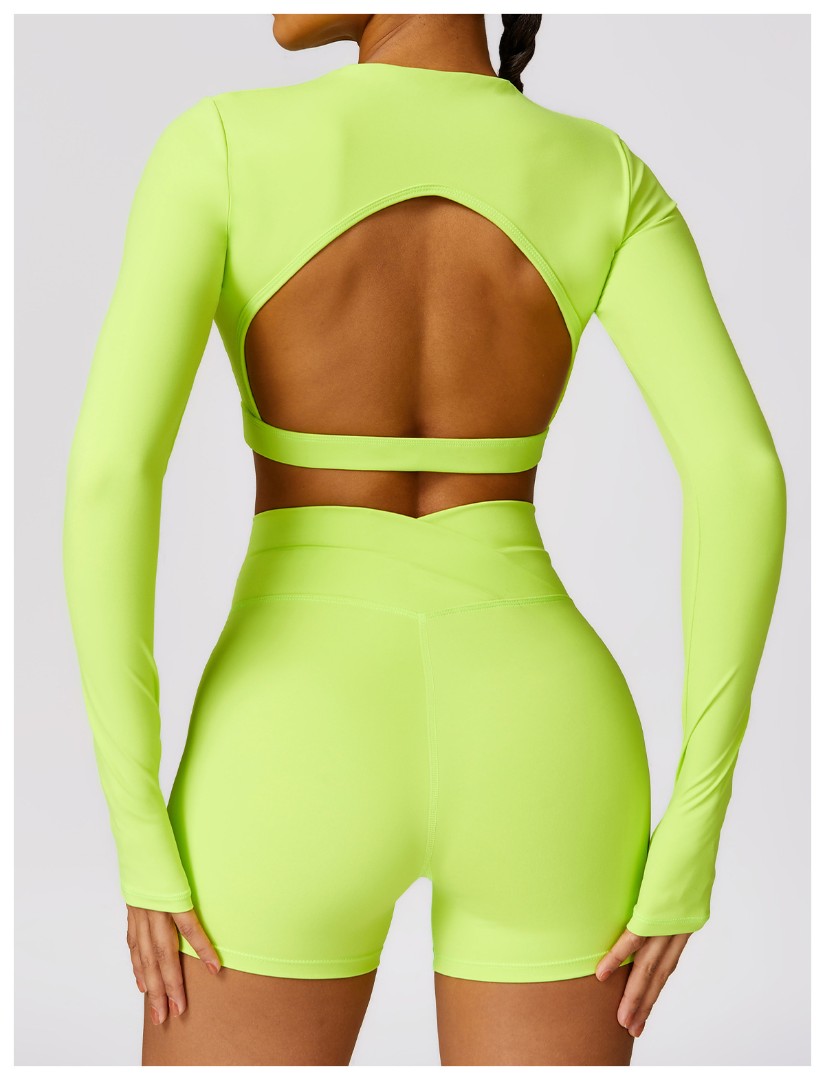 Спортивний топ Clio lime фото 1