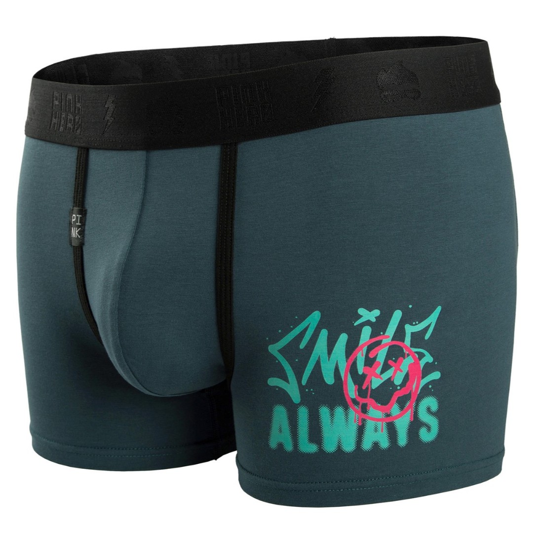 Чоловічі труси боксери  Pink Hero Special dark green фото 1