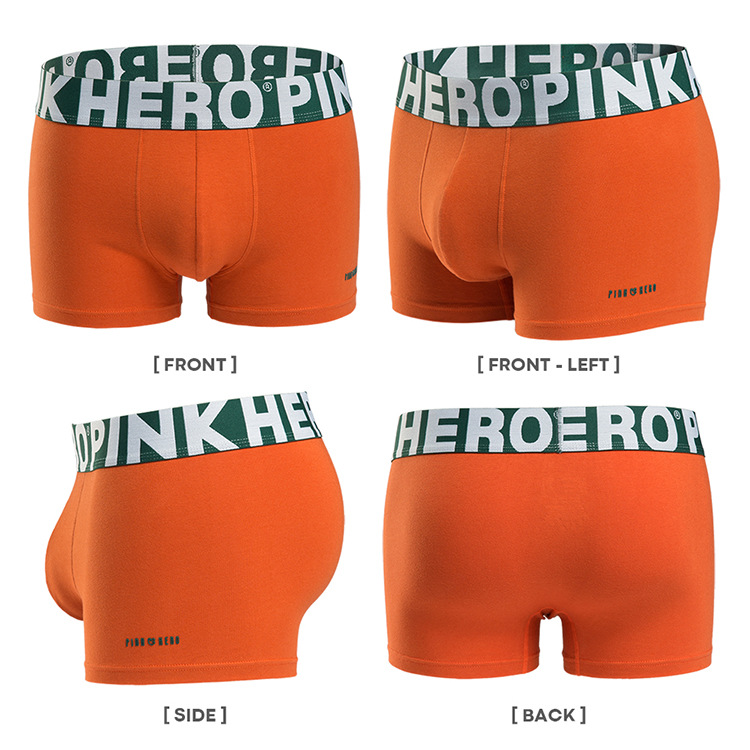 Мужские трусы боксеры Pink Hero Classic orange фото 4