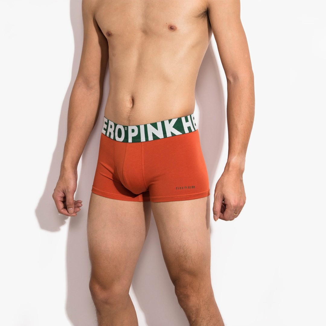 Мужские трусы боксеры Pink Hero Classic orange фото 2