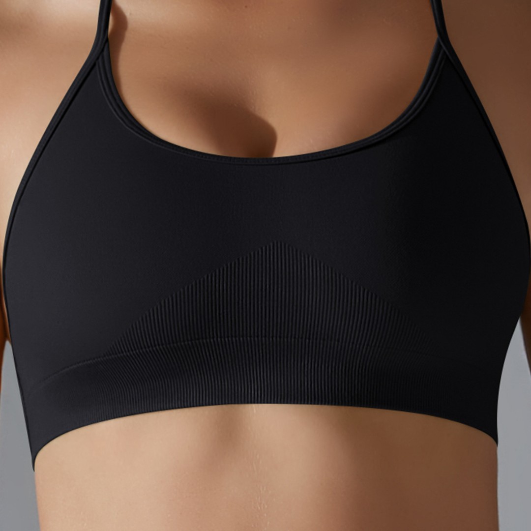 Спортивний топ Cotton black фото 6