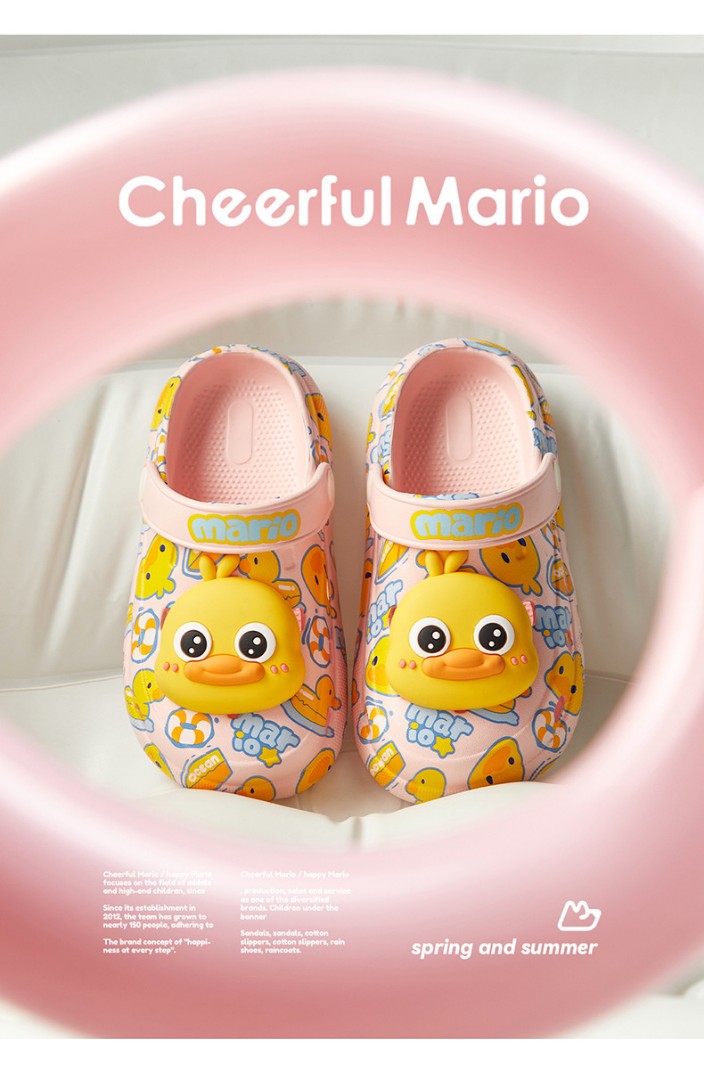 Крокси дитячі Ducks pink фото 3