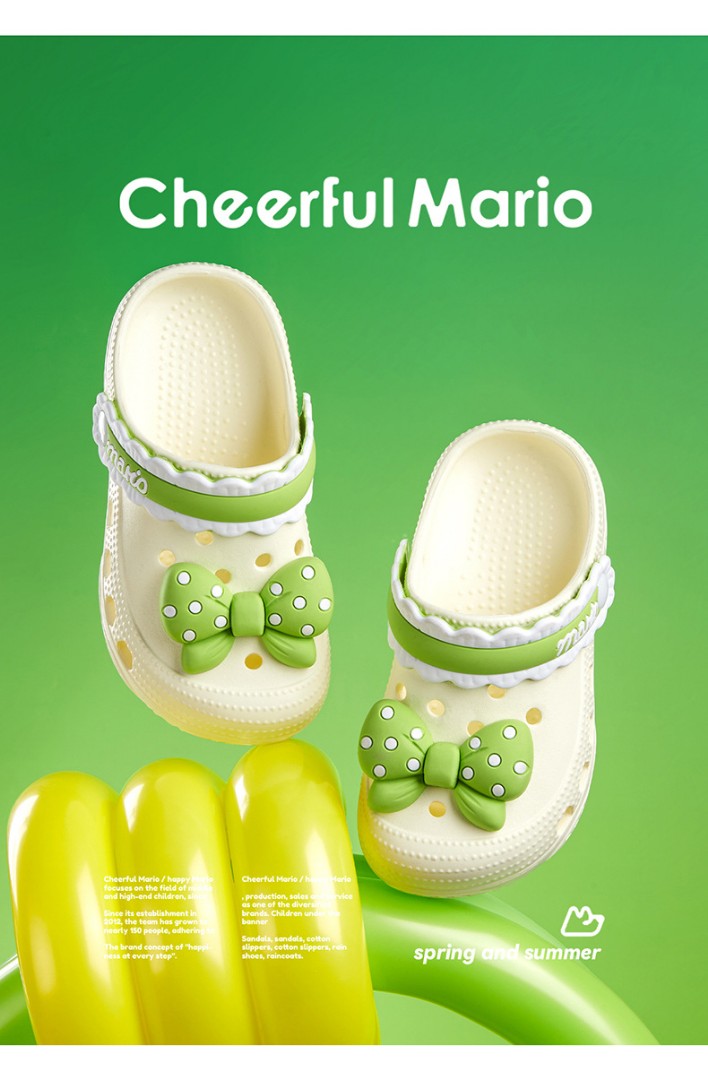 Крокси дитячі Bow white фото 2