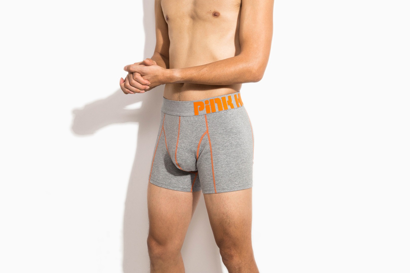 Чоловічі боксери Pink Hero NEW сірі фото 2
