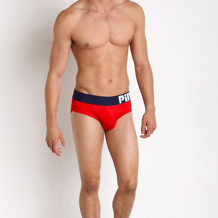 Мужские трусы брифы Pink Hero Atlas красный фото 3