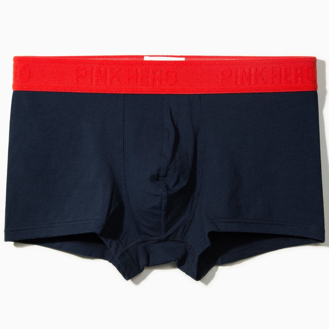 Чоловічі труси боксери Pink Hero  navy red фото 1