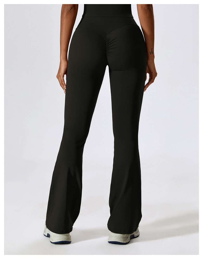 Спортивні легінси-кльош Rosy black фото 3