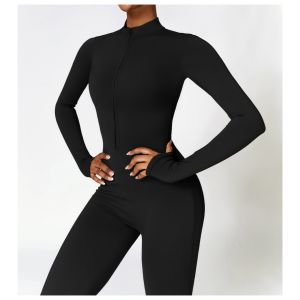 undefined Спортивный женский комбинезон тёплый на флисе Ona black undefined