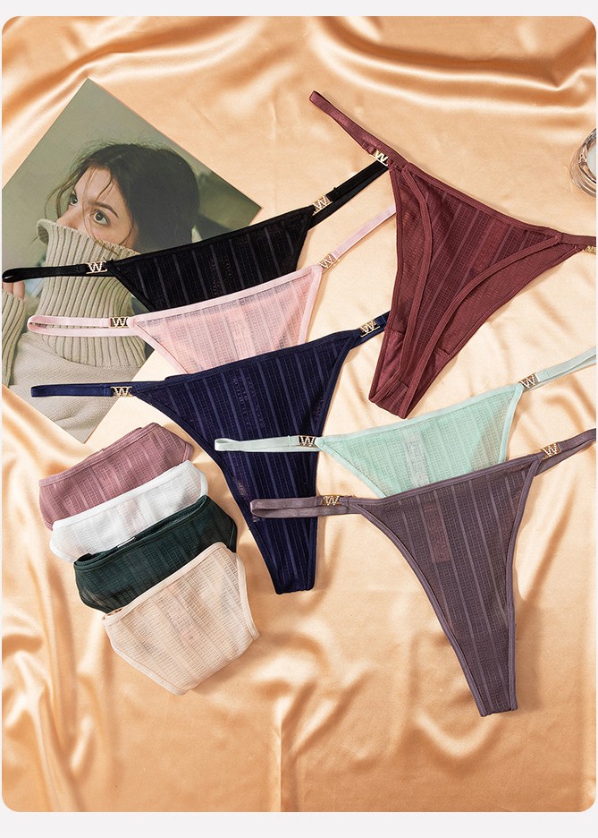 Стрінги  Stripe white фото 2