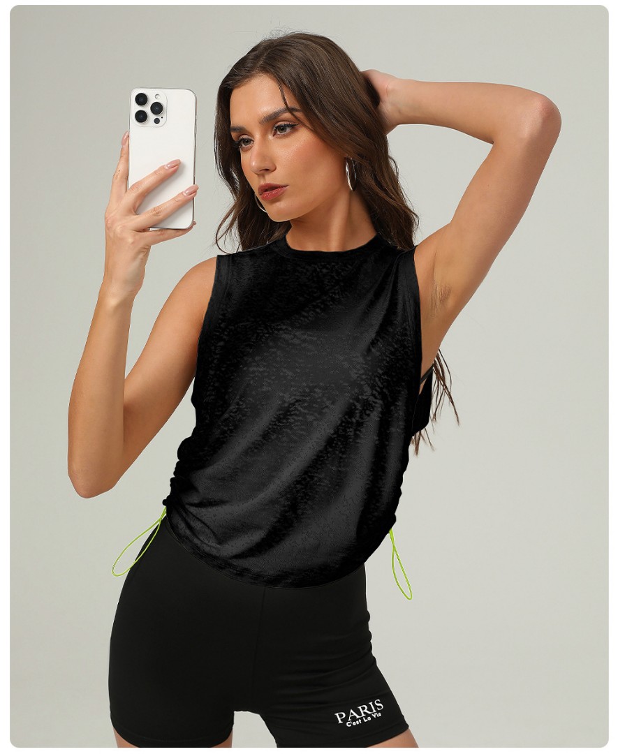 Спортивна майка Mila black фото 1