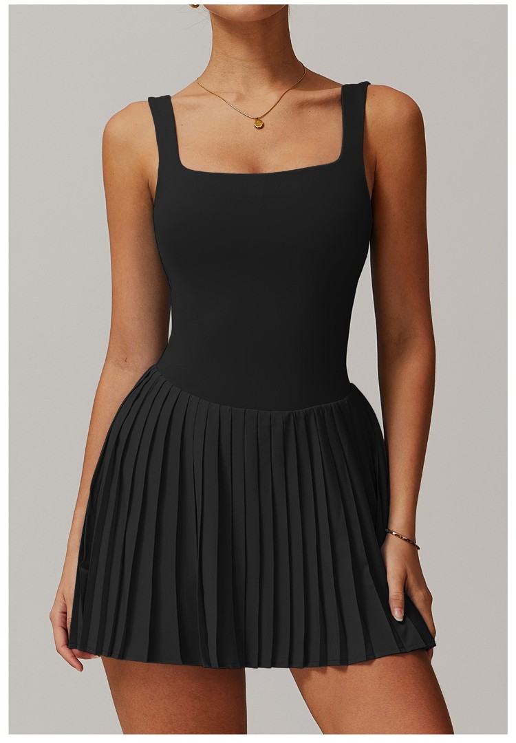 Спортивний комбінезон-сукня Angy black фото 6