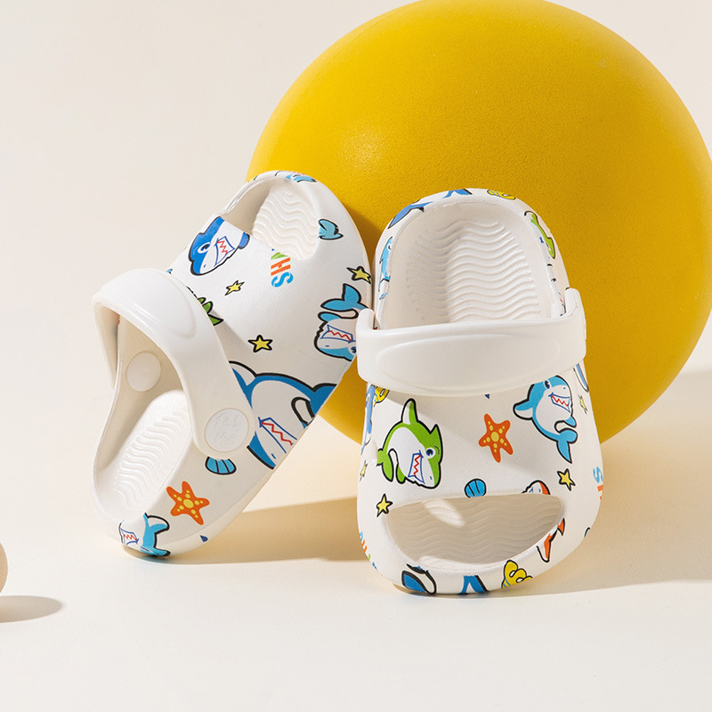 Крокси дитячі Shark white фото 1