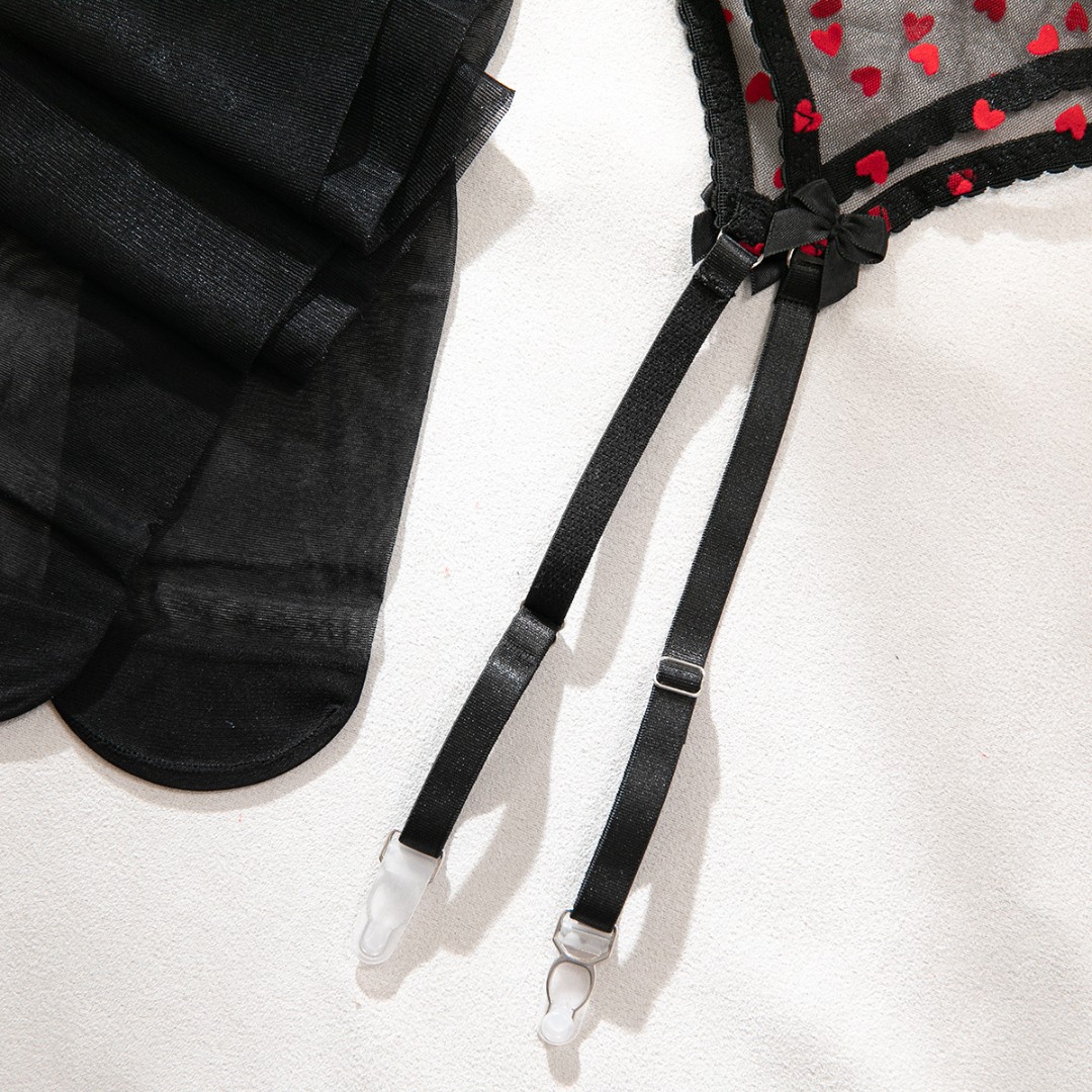 Жіночий комплект Heart + панчохи фото 8