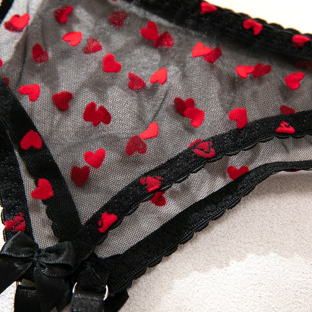 Жіночий комплект Heart + панчохи фото 7