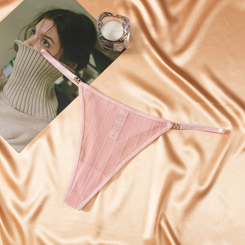 Стрінги  Stripe light pink фото 1