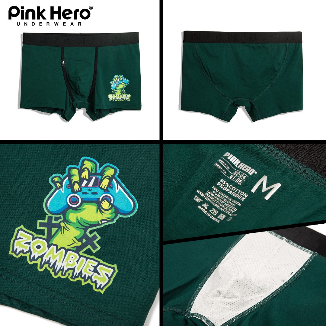Чоловічі труси боксери Pink Hero Special Zombie фото 3
