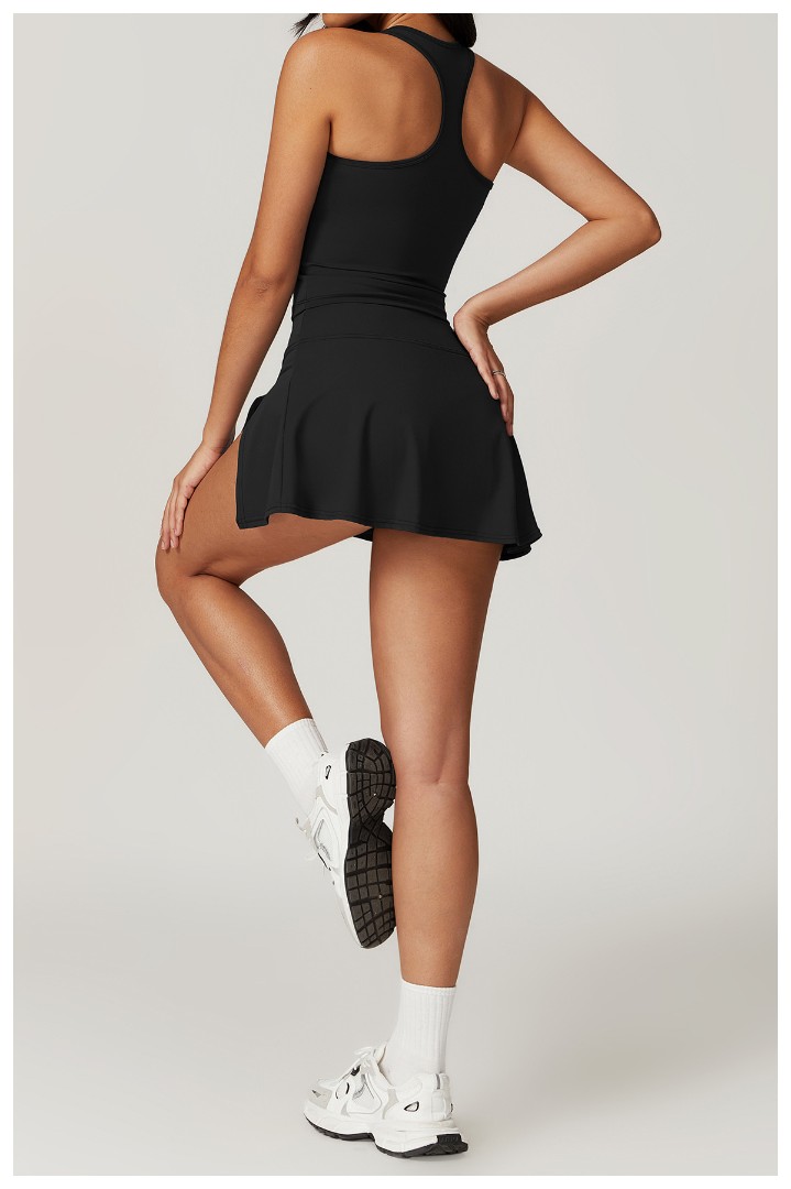 Спортивный комплект спідниця-шорти Bluebell black фото 4