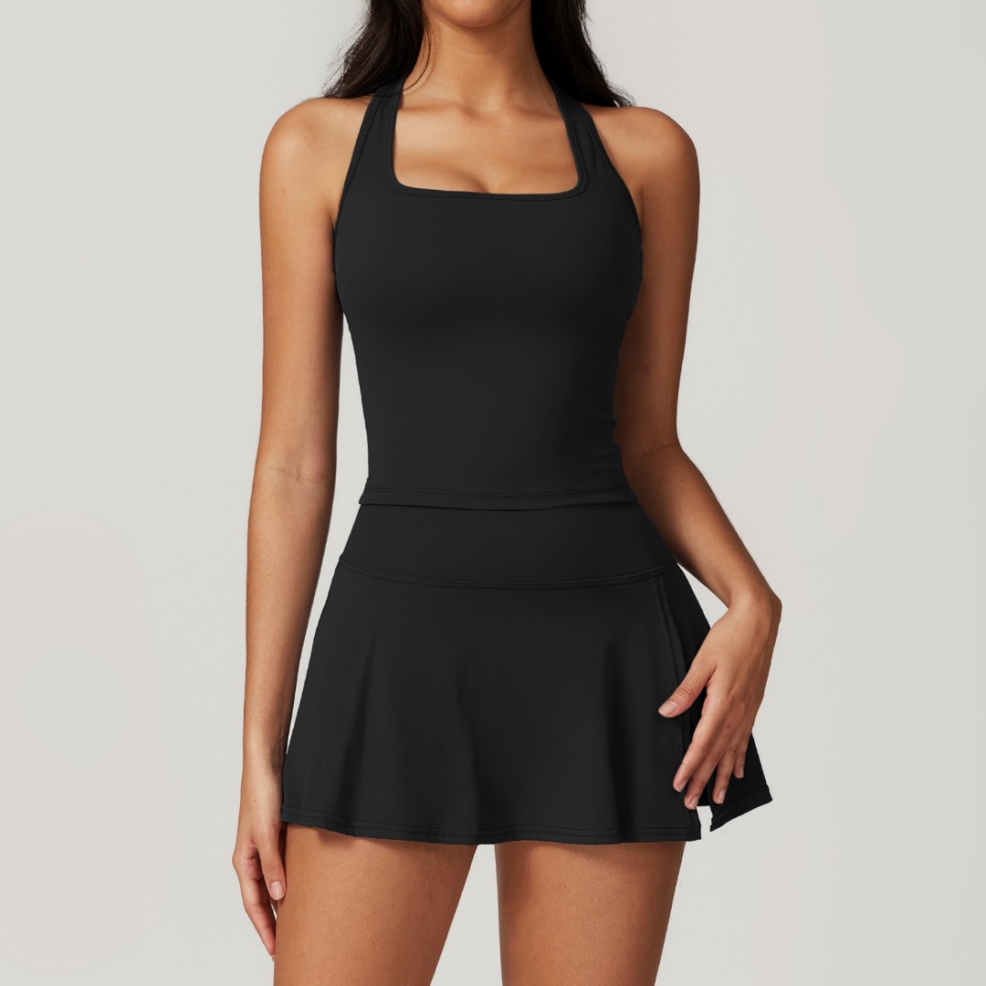 Спортивный комплект спідниця-шорти Bluebell black фото 4