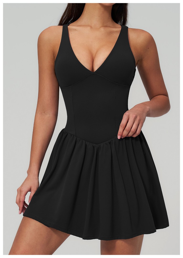 Спортивний комбінезон-сукня Soft Black фото 1