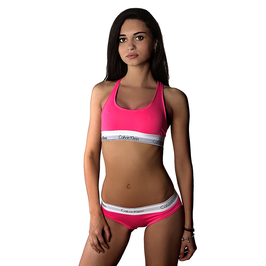 Спортивний комплект Calvin Klein Топ Труси рожевий фото 2