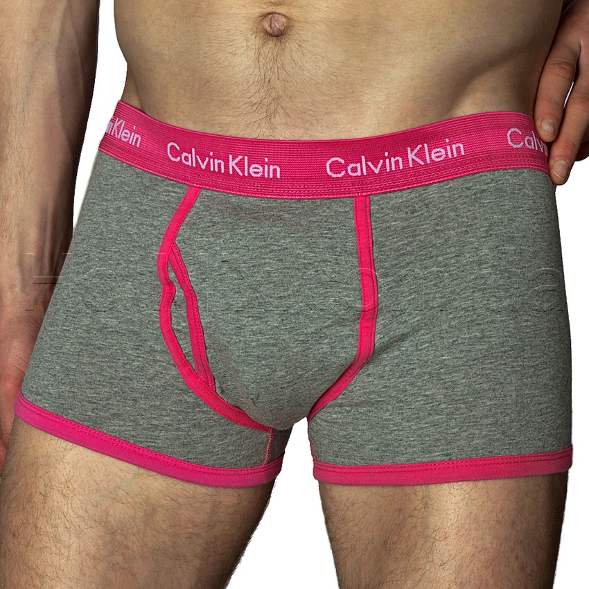 Чоловічі боксери Calvin Klein 365 Grey Pink фото 1