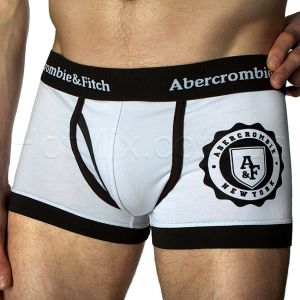 undefined Чоловічі труси боксери білі Abercrombie & Fitch New undefined