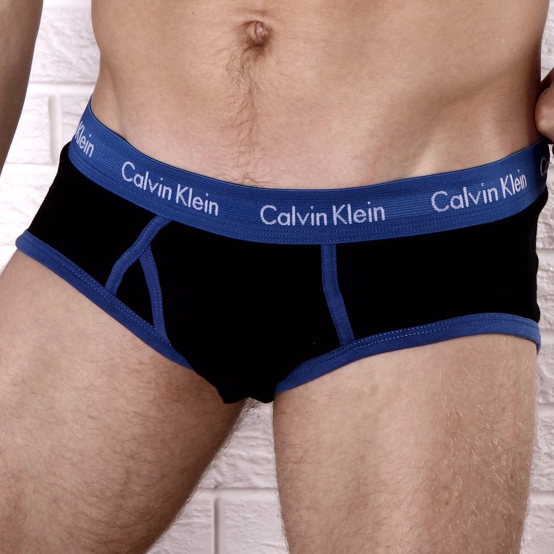 Чоловічі труси брифи Calvin Klein 365 Black Blue Brief фото 1