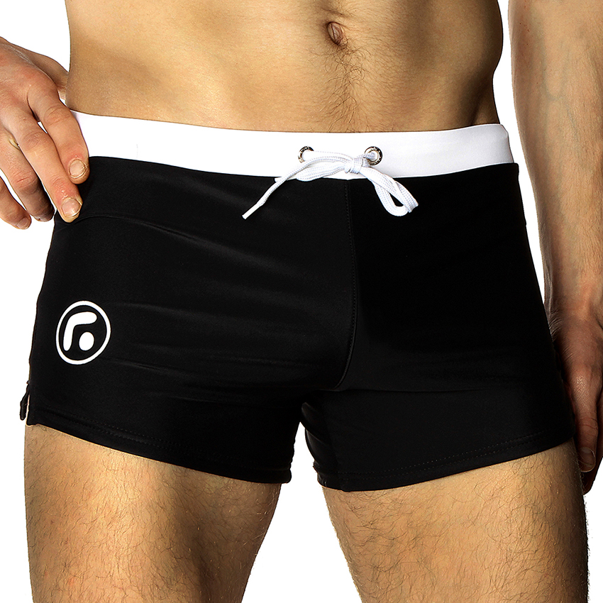 Плавки AQUX чорні замок зад фото 1