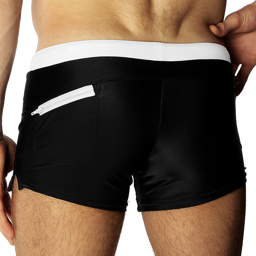 Плавки AQUX чорні замок зад фото 2