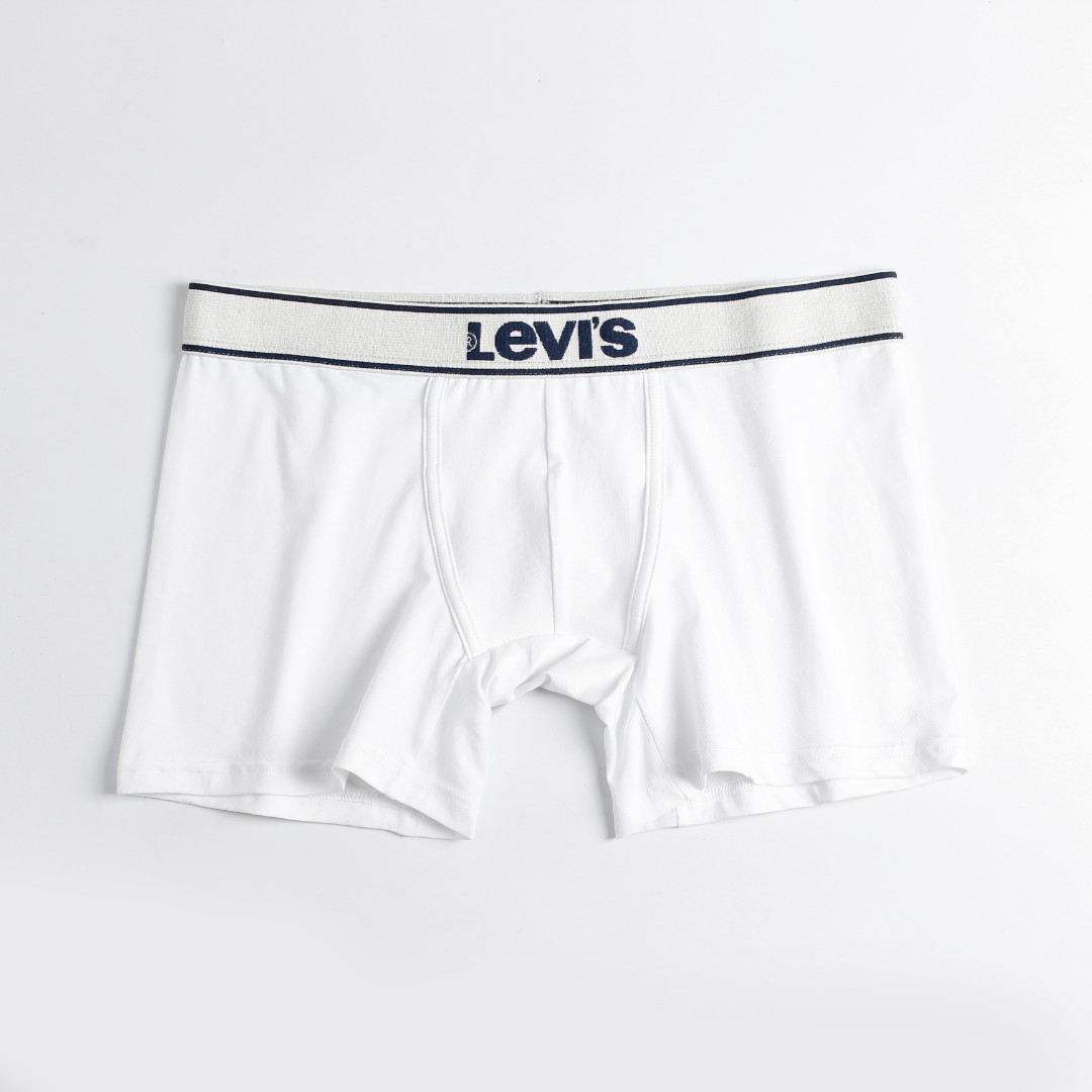 Чоловічі труси боксери Levis білі фото 2