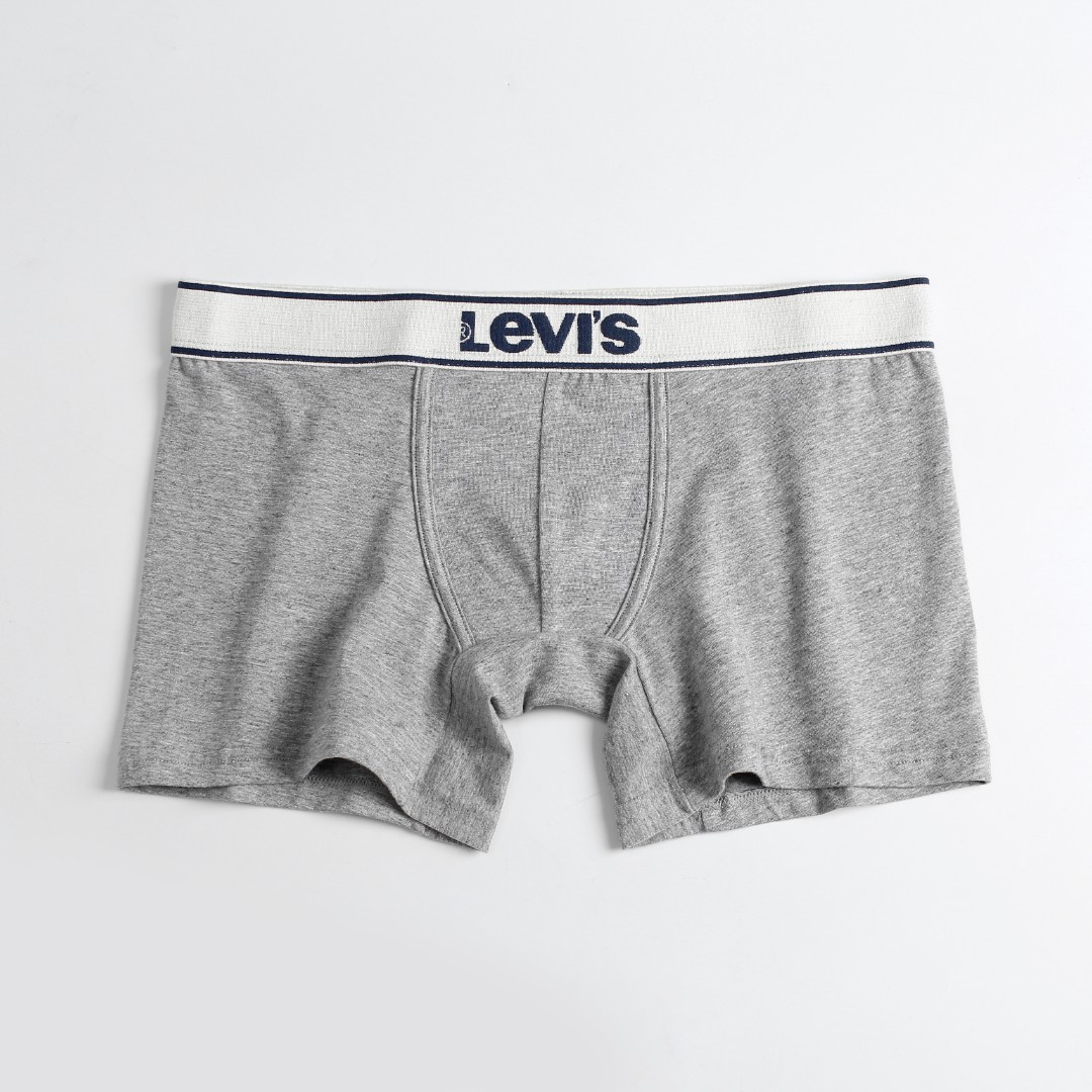 Чоловічі труси боксери Levis сірі фото 2