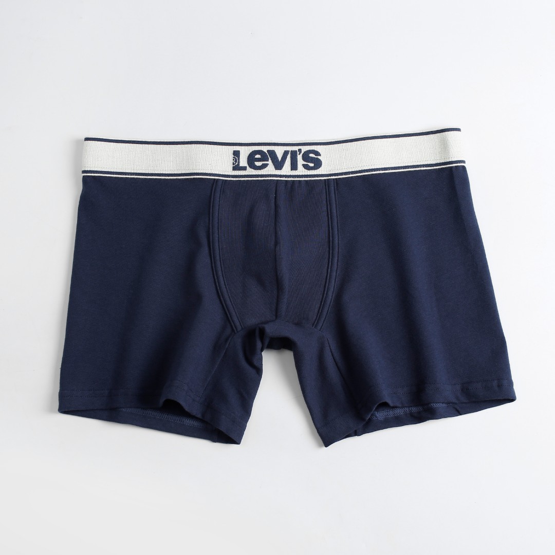 Чоловічі труси боксери Levis темно-сині фото 2
